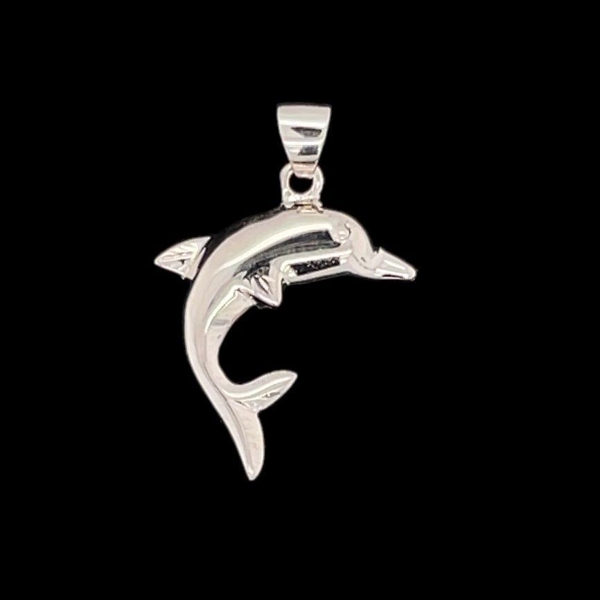 Sterling Silver Dolphin Pendant