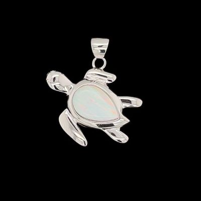 Opal Turtle Pendant