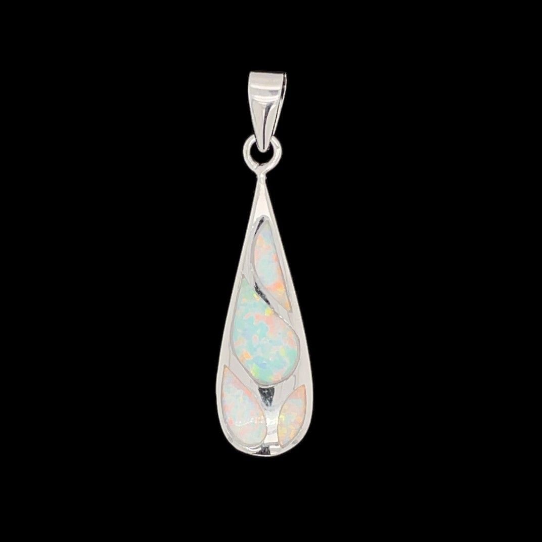 Opal Teardrop Pendant