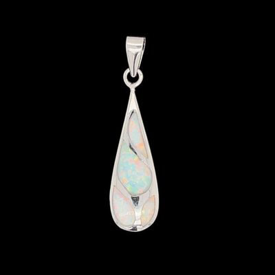 Opal Teardrop Pendant