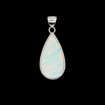 Opal Teardrop Pendant