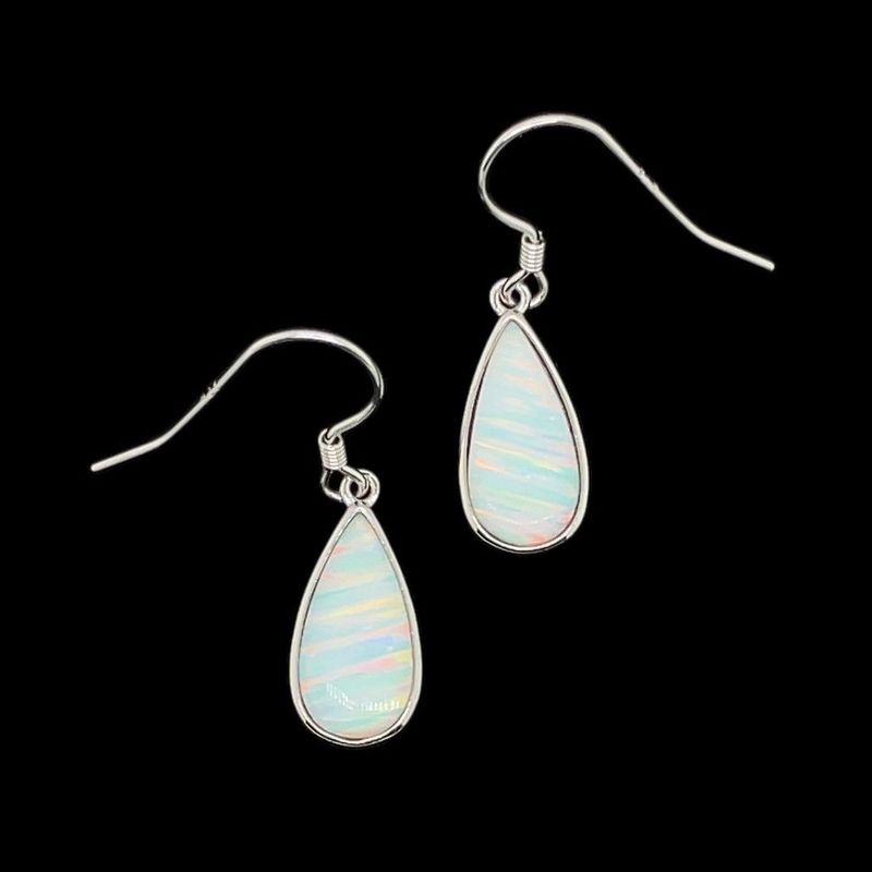 Opal Teardrop Earrings