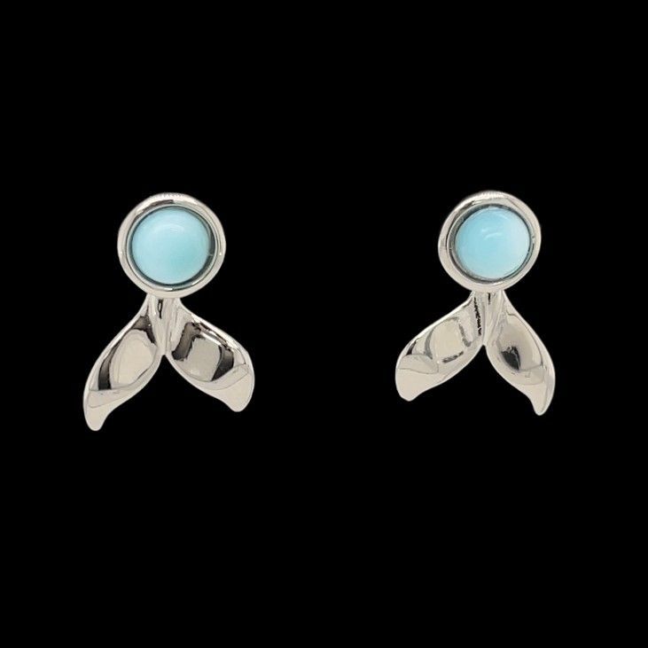 Larimar Tail Earrings