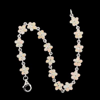 Opal Flower Bracelet