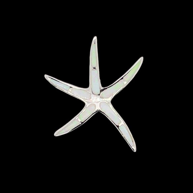 Opal Starfish Pendant