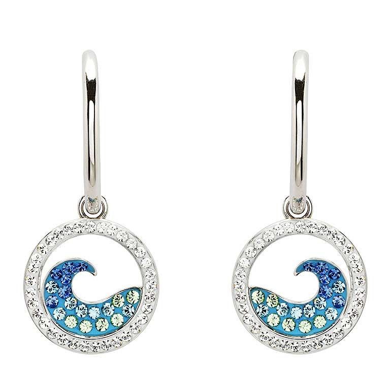 Blue Wave Earrings