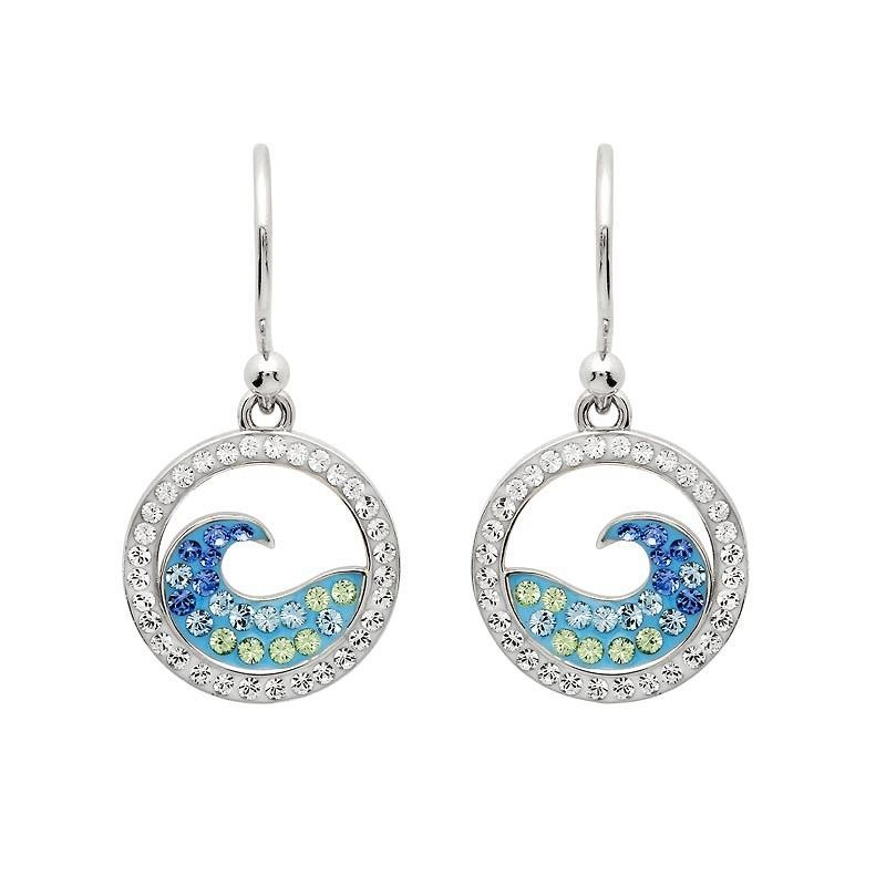 Blue Wave Earrings