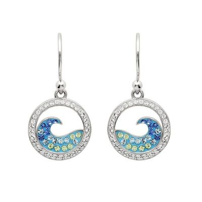 Blue Wave Earrings