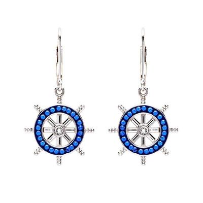 Ships Wheel Earrings