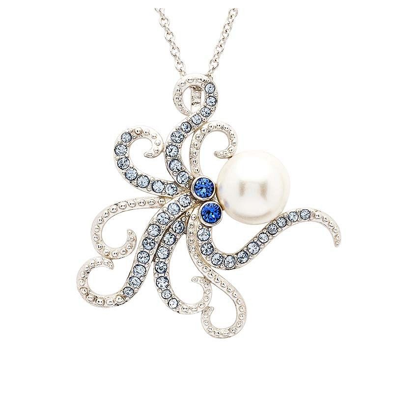 Crystal Octopus Necklace
