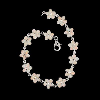Opal Flower Bracelet