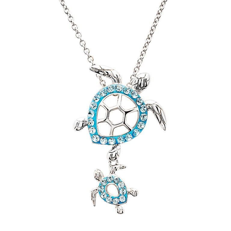 Mom & Baby Turtle Necklace