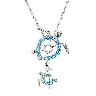 Mom & Baby Turtle Necklace