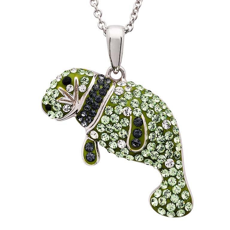 Manatee Crystal Necklace