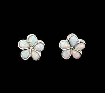 Opal Flower Earrings ***Retired Design***