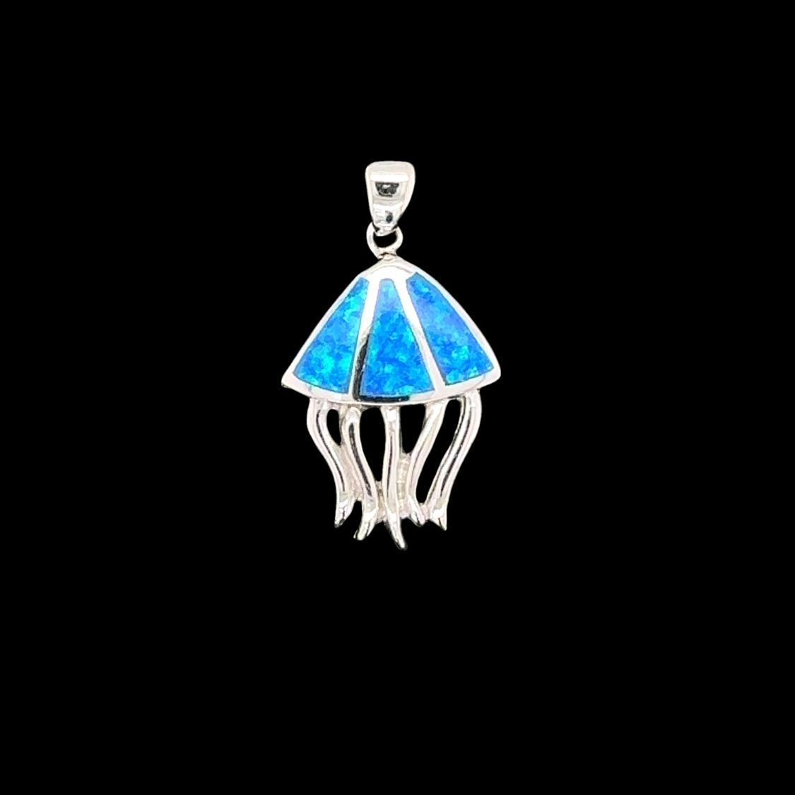 Opal Jellyfish Pendant