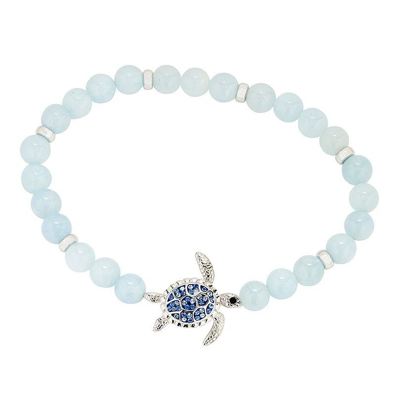 Turtle Aqua Bracelet