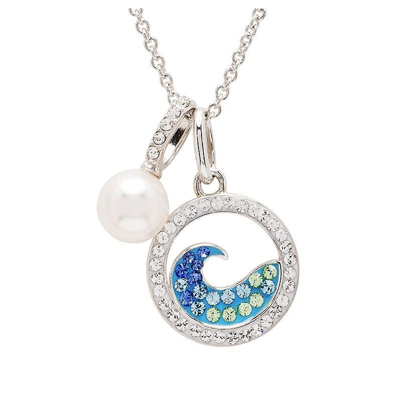 Wave & Pearl Necklace