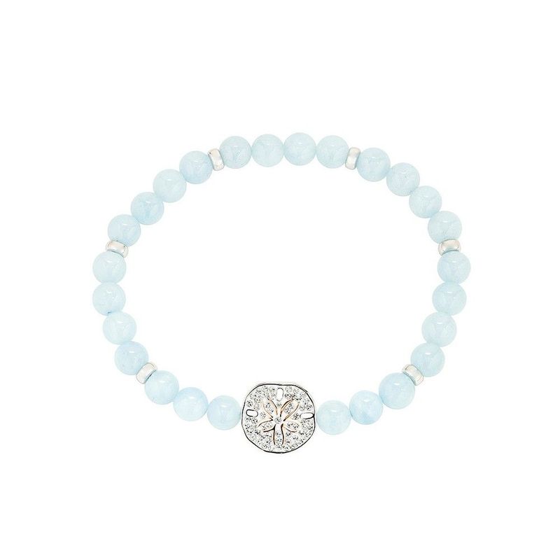 Sand Dollar Aqua Bracelet