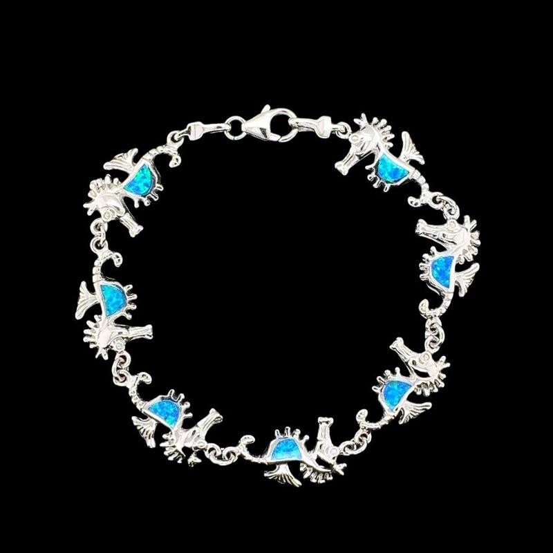 Opal Seahorse Bracelet