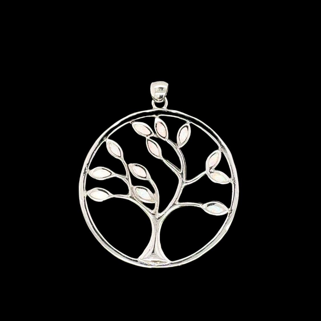 Opal Tree Of Life Pendant