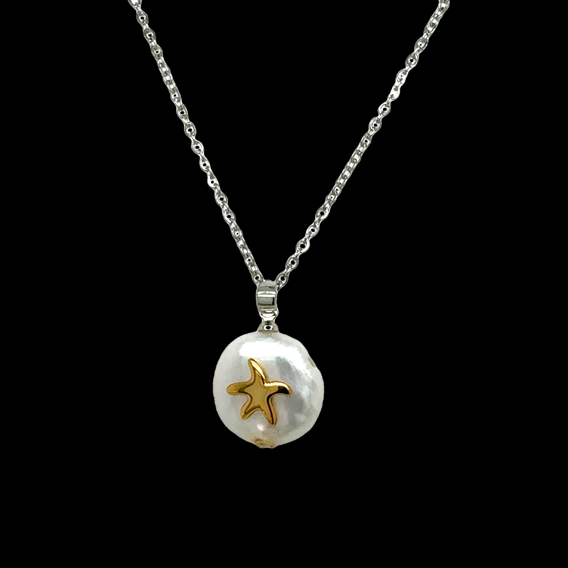 Pearl  Starfish Necklace