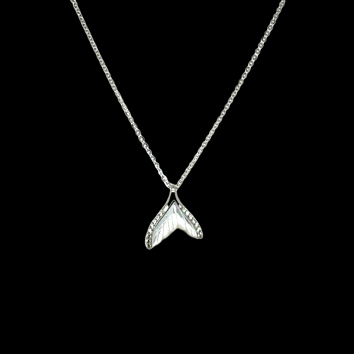 Mother Of Pearl Tail Necklace