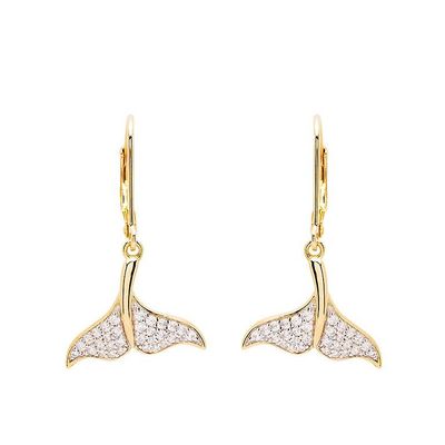 14kt Gold Vermeil Tail Earrings