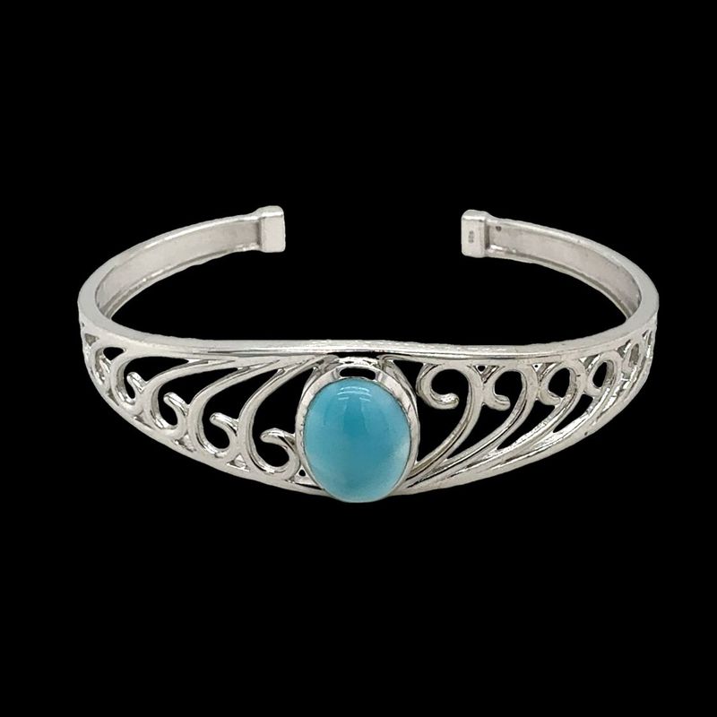 Larimar Cuff Bracelet