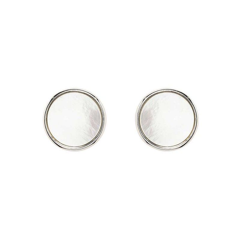 Sterling Silver Mother Of Pearl Earrings