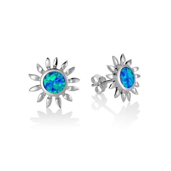Opal Sun Earrings