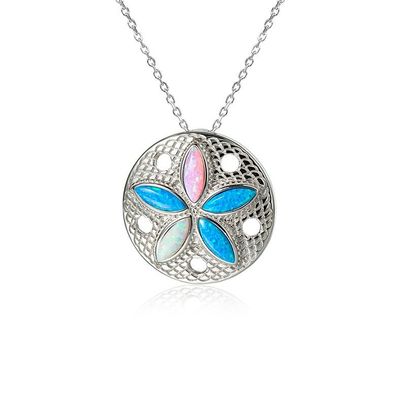 Opal Sand Dollar Necklace