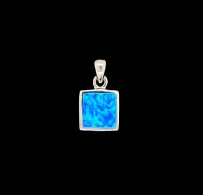 Opal Square Pendant