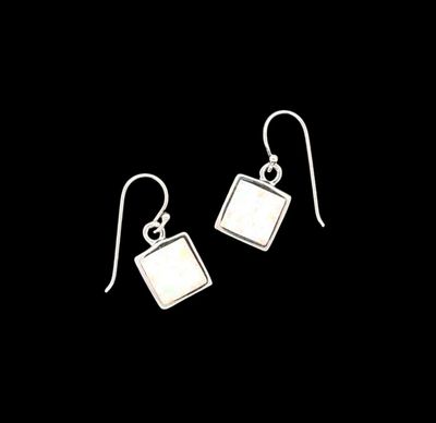 Opal Square Earrings