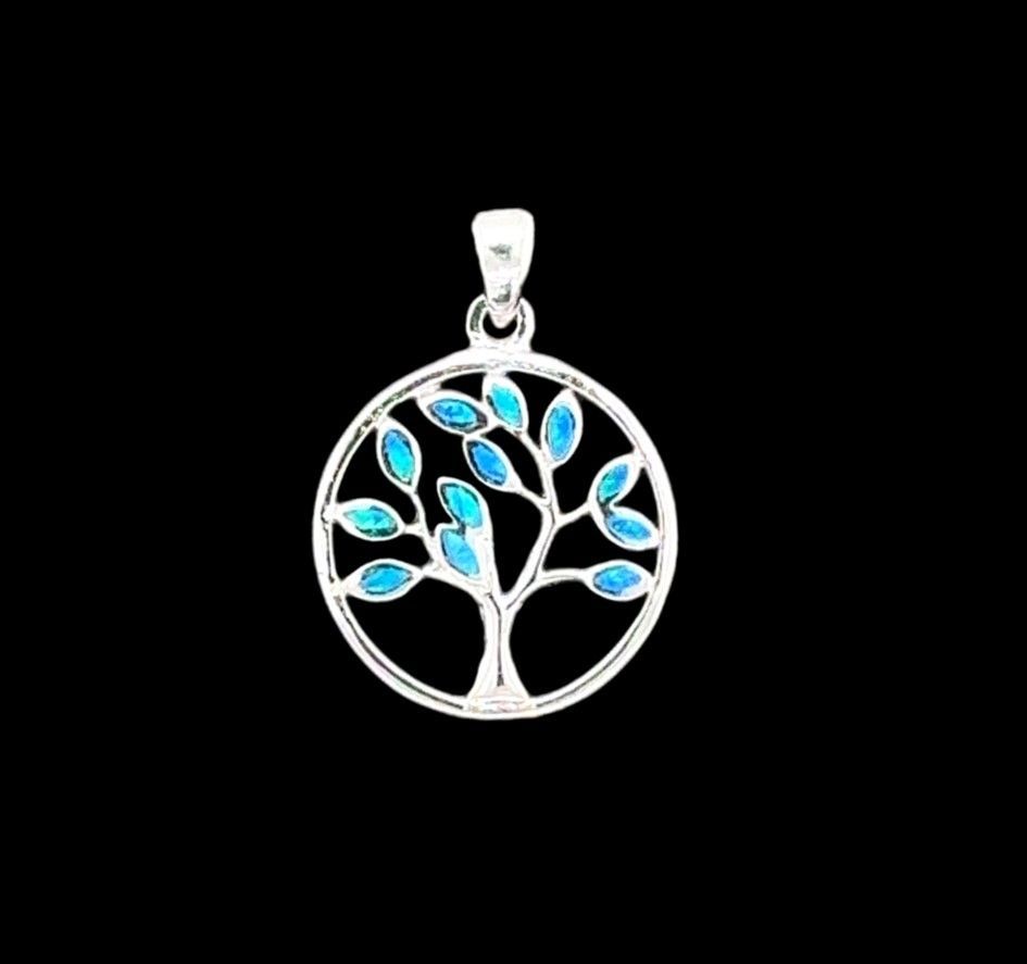 Opal Tree Of Life Pendant