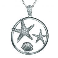 Starfish And Shell Pendant