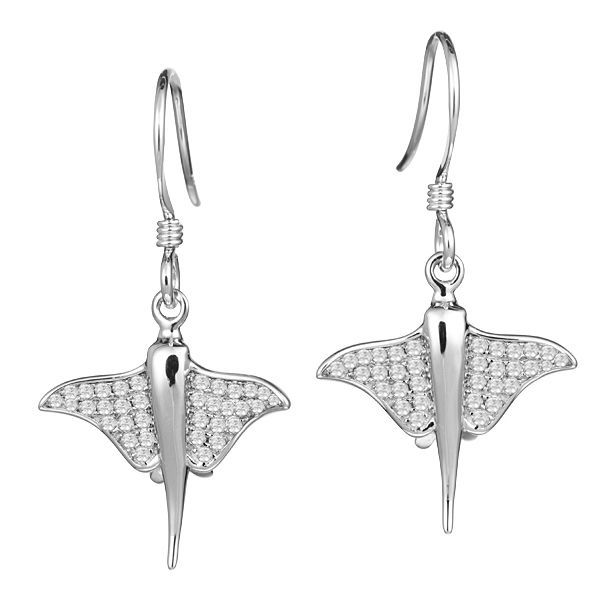 Manta Ray Earrings