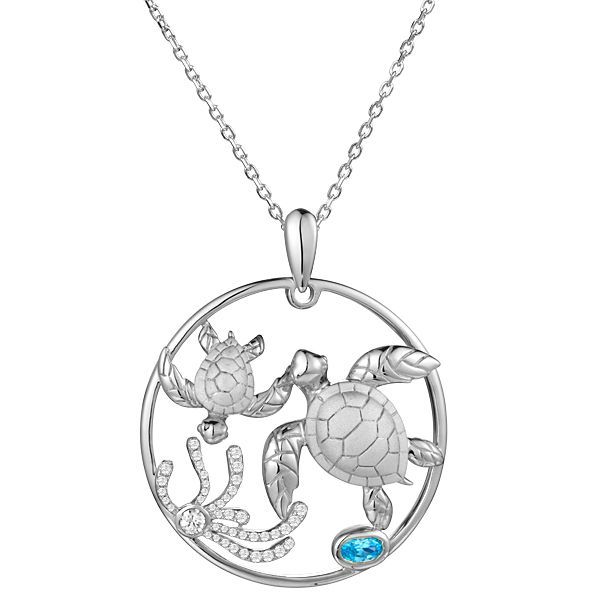 Sea Turtles Circle Necklace Sea Turtles Circle Necklace
