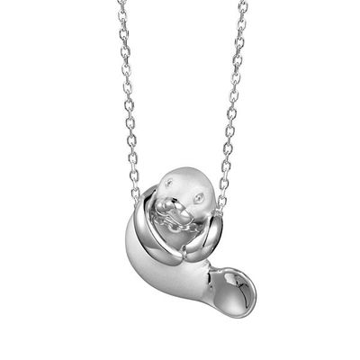 Cubic Zirconia Manatees