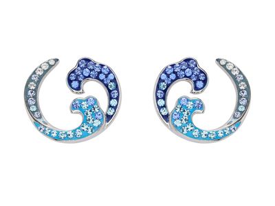 Wave Post Earrings