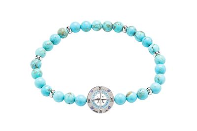 Turquoise Compass Bracelet