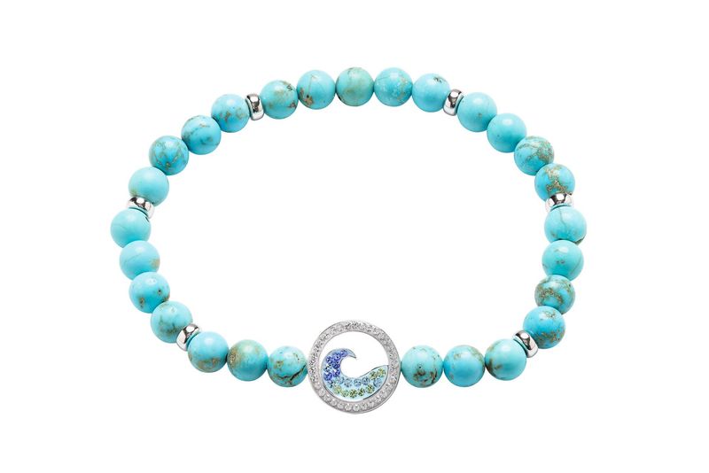 Turquoise Wave Bracelet