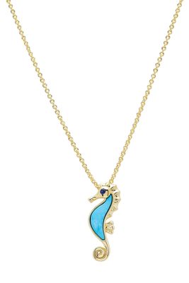 14kt Gold Vermeil Seahorse Necklace