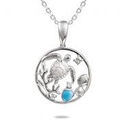 Larimar Tropical Necklace Larimar Tropical Necklace