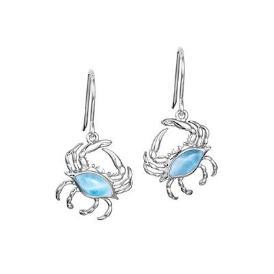 Larimar Crab Necklace