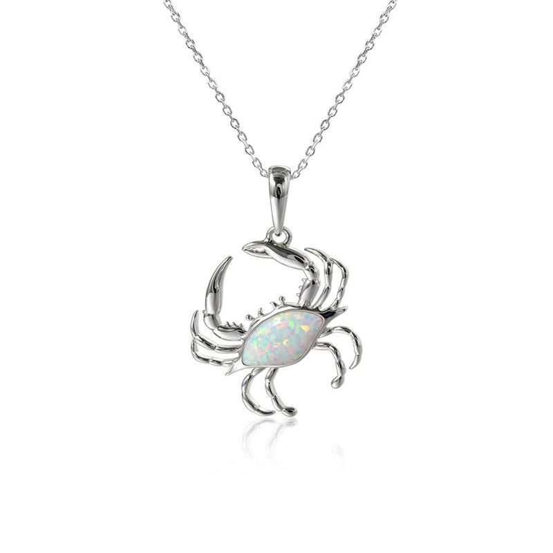 Opal Crab Necklace