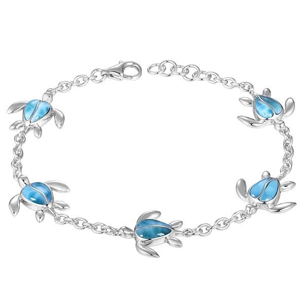 Larimar Turtle Bracelet Larimar Turtle Bracelet