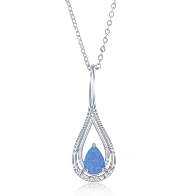 Opal Teardrop Pendant ***RETIRED DESIGN***