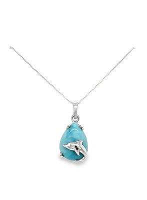 Larimar Dolphin Pendant