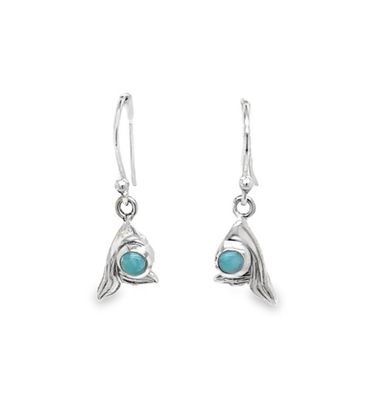 Larimar Tail Earrings